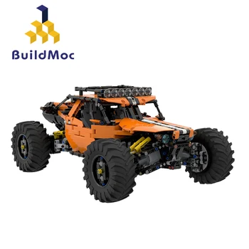BuildMoc Tehnika RC Auto Bērniem, Rotaļlietas, Celtniecības Bloki, City Racing Super Sporta Transportlīdzekļa Bloki KM Kravas automašīnu Izglītības Rotaļlieta Bērniem