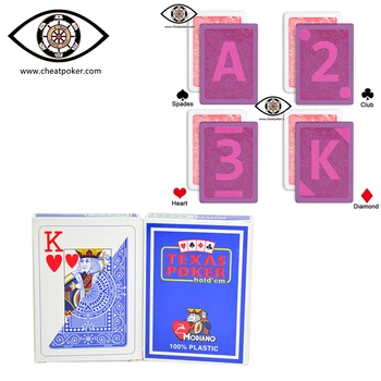 Modiano Pret Krāpšanos Pokera Plastmasas Atzīmēti Spēlējot Kārtis, lai kontaktlēcu galda Spēle Ūdensizturīgs Burvju Klāja Neredzamas Tintes Drukas