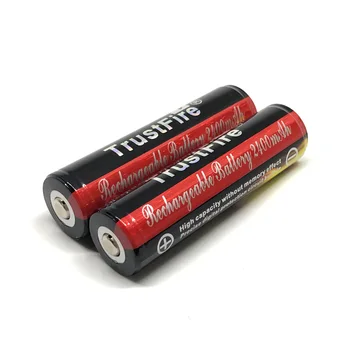 TrustFire Aizsargāta 18650 3.7 V, 2400mah Litija Akumulators Uzlādējams 18650 Baterijas ar PHB Par Kabatas Lodlampa