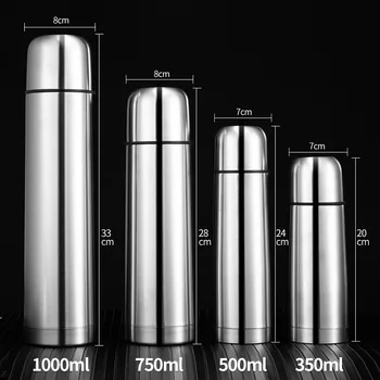 Jaunu divslāņu Lodes piliena Formu Termosi Nerūsējoša Tērauda BPA Bezmaksas Ūdens Pudele Vakuuma Kolbā Dzēriena Pudeles Kafijas Krūze Ceļojumu Kauss