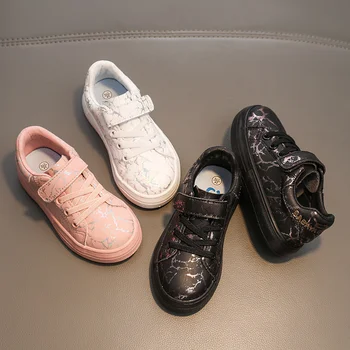 Babaya Bērnu ikdienas apavi meitenēm baltās čības 2021. gada pavasarī jauno modes liels bērnu sporta apavi, zēniem, bērniem, apavi meitenei