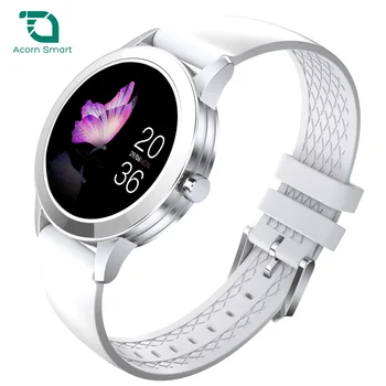 Ādas Band Smart Skatīties Sieviešu Smart rokas Pulkstenis ar asinsspiediena, Sirdsdarbības Monitors Fitnesa Tracker iPhone, Samsung un Huawei