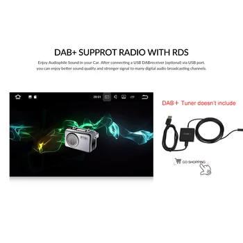 Podofo 2din Android 9.1 Auto Radio 2.5 D, GPS, WIFI, Auto Multimediju Atskaņotājs, Radio IPS FM RDS Bluetooth Autoradio, Lai LADA X-RAY/KRUSTS