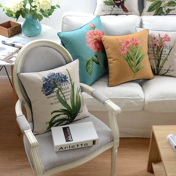 Ziedu spilvens segums jaungada spilvens, Dekoratīvs Spilvens segtu mājas dekoru plānas veļa mest spilveni uz dīvāna
