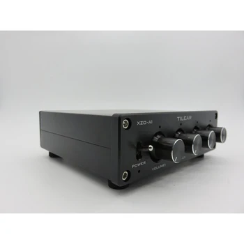 1 Ieejas 4 Izejas RCA Audio Pastiprinātājs-Izplatītājs Lossless Audio Splitter NE5532 Op Amp Ar Signālu Skaļuma Kontrole Pastiprinātāji