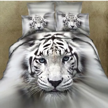 3d liels dzīvnieku pakaišiem set queen dvīņu izmēra sega sedz, spilvendrānas pilnu dvīņu izmēra gultas veļas komplekts