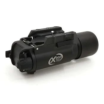 Augstu Produkcijas Taktiskās medību jomu X300 Pistole Pistoli Gaismas Ieroci gaismas Lanterna Airsoft Lukturīti Fit 20mm Weaver Sliedes