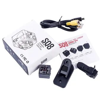 SQ8 Smart 1080p HD Mazs Noslēpums Mikro Mini Kameras Video Cam Nakts Bezvadu Ķermeņa DVR DV Tiny Minicamera Microchamber