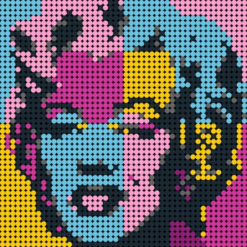 Marilyn Monroeed Pikseļu Mozaīkas Mākslas attēls Glezna, Celtniecības Bloki, Krāsotas Fona Konstruktors Ķieģeļi Bērniem, bērnu Rotaļlietas