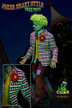 Noliktavā CUKE ROTAĻLIETAS MA-002/MA-003/MA-004 1/6 Mēroga Klauns Joker Uzvalks Apģērbu, Tērpu, Ikdienas Apģērbs Modelis 12
