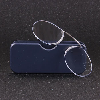 Zilead Portatīvo Deguna Klipu, Lasīšanas Brilles Ultravieglajiem SOS Pince Nez Optisko Presbyopic Glāzes Vīriešiem un Sievietēm+1.0+1.5+2.0+2.5+3.5