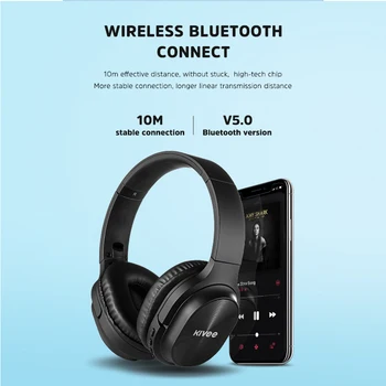 Kivee H1 Bezvadu Austiņas Bluetooth 5.0 mūzikas Austiņas spēļu FM ar Mikrofonu Priekš iPhone Xiaomi Tablet pc Austiņas