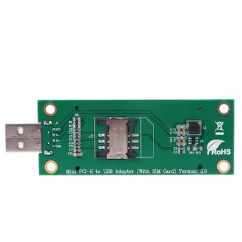 Mini PCI-E WWAN Bezvadu USB Adapteris Kartes Ar SIM Kartes Slots EM730
