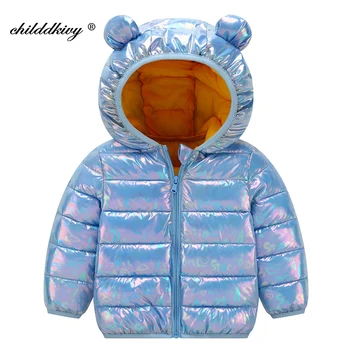 Bērnu ziemas mētelis drēbes 2020 