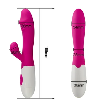 7 Ātruma G Spot Vibrators sievietēm Dildo Seksa rotaļlieta, Trušu Vibrators Maksts Klitora massager Sieviešu Masturbator Seksa Rotaļlietas Sievietēm