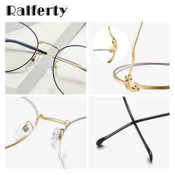 Ralferty Anti Zilās Brilles Rāmis Sieviešu, Vīriešu Kārtas Brilles Optiskās Tuvredzība Recepšu Brilles, Briļļu oculos de grau D1904