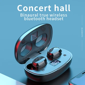 Jaunu V5.0 binaural taisnība bezvadu bluetooth austiņas Hifi Stereo ūdensizturīgs ar mikrofonu pirkstu Nospiedumu touch mūzikas austiņas