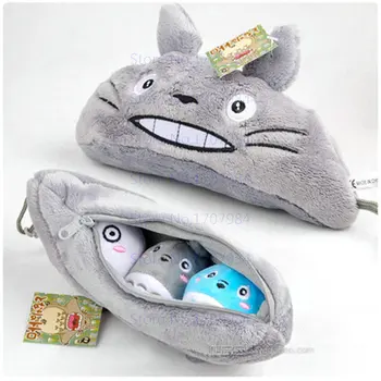 20cm karikatūra Totoro pākšaugu plīša rotaļlietas bērniem rotaļlietas jaunu stilu totoro spilvens, spilvenu auduma lelle dzimšanas dienas dāvana liels kulons
