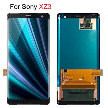 Sony XZ3 LCD Displejs, Touch Screen Digitizer Montāža Nomaiņa Sony Xperia XZ3 H9493 H8416 H949 6.0 collas Nav Dead Pixel