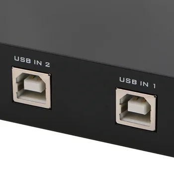 Ātrgaitas 2 USB2 Porti.0 Koplietošanas Ierīce Switch Komutatoru Adapteris Kārba, DATORS, Skeneris, Printeris