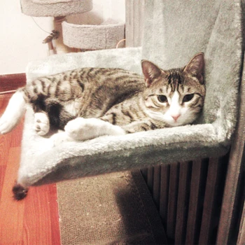 Kaķis Gultas Noņemams Palodze Kaķis Radiatoru Lounge Guļamtīkls Kaķiem Kitty Karājas Gulta Mājīgu Pārvadātājs Pet Gulta Sēdekļa Guļamtīkls