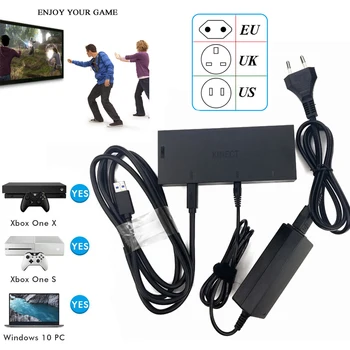 Oriģinālā Kinect Versiju 2.0 Sensora Adaptera Strāvas Padeve Microsoft XBOX One S/X Kinect 2.0 Sensora Xbox vienu Slim/X Windows PC
