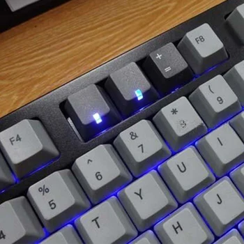 2gab Backlit OSU! Keycaps Cherry Slēdži Mechanical Gaming Keyboard Sarkans Melns Dzeltens Krāsa Sirds Apgaismojums Keycap