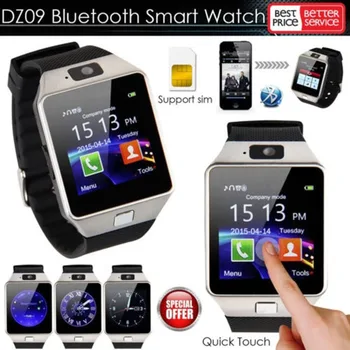 2019 Bluetooth DZ09 Smart Skatīties Relogio Android smartwatch tālrunis fitnesa tracker reloj Smart Pulksteņi subwoofer, sievietes, vīrieši, dz 09