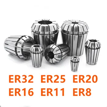 ER32 ER25 ER20 ER16 ER11 ER8 ER pavasara collet čaks Precizitāti 0.008 mm, CNC frēzēšanas instrumentu turētāja Gravēšanas mašīnas vārpstas motors
