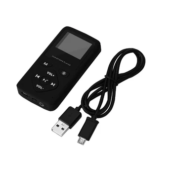 Mini Portatīvo DAB/DAB indoor/outdoor Radio+ Kabatas Digitālo Radio Uztvērēju, Bluetooth, MP3 Atskaņotājs ar austiņām