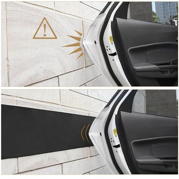2000*200*4mm automašīnu durvju aizsargs garāžas gumijas sloksnes sienas aizsargs bārs bufera stāvvietas mazgājams gumijas sloksnes auto daļas