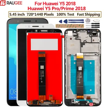 Displeja Huawei Y5 2018 DRA-L01 LX2 LCD Displejs, Touch Ekrāns Huawei Y5 Pro Ministru 2018 DUA-LX2 L21 LCD Displeja Nomaiņa