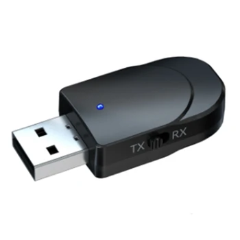 Bluetooth 5.0 o Uztvērējs, Raidītājs 3 in 1 Mini 3,5 mm Ligzda AUX USB Stereo Mūzikas Bezvadu Adapteris TV Auto DATORA Austiņas