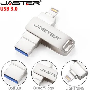 JASTER USB 3.0 Pen drive Voor Iphone 6/6 S/Plus 6/7/7 Plus/8 /X Usb/Otg/Zibens 2 In 1 Pen Drive Voor Ios Externe Opslagappara