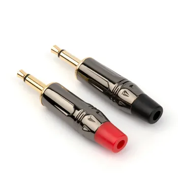 3,5 mm Mono Plug apzeltīts Vīriešu Audio Konektori Austiņu Ligzda 3.5 