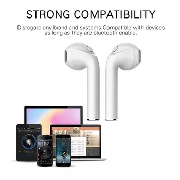 I7s TWS 5.0 Bezvadu Bluetooth Austiņas Huawei Honor Spēlēt Tablete Austiņas Mūzikas Austiņu Uzlādes Kaste