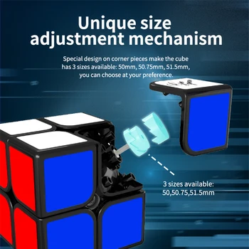 MOYU Guo Guan 2x2x2 Magic Cube Ātrums, Magnētisko Puzzle 2x2 Prifessional Magic Cube Izglītības Rotaļlietas Bērniem 2x2 Cube Magico