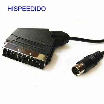 HISPEEDIDO 10pcs/daudz 1.8 m RGB Scart Kabeli, lai Sega Mega Drive 2 MD2 RGB kabelis vadu Sega Genesis 2 Konsoles