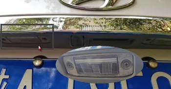 EEMRKE par Kia Rio X-Line 2017 2018 Automašīnu Atpakaļskata Rezerves Kameru, Atpakaļgaitas Kamera Mount Bracket Licences Plāksnes Gaismas Mājokli