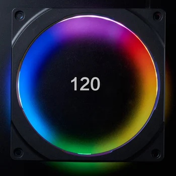 PHANTEKS 5V 120mm Halos RGB Krāsains LED Varavīksnes Krāsu Ventilators Diafragmas Saderīgs Ar 12cm Ventilatoru/Sinhronā Mātesplati Kontrole