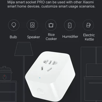 Xiaomi Mijia Smart Home Pieslēgvietu, Bluetooth Vārti Versija Dual-port USB WiFi Kontaktdakšas Pārveidotājs Mijia APP Kontroles gudrās Mājas Ierīces