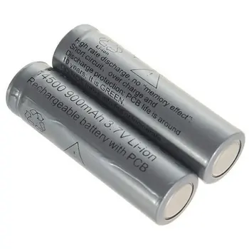 2gab/daudz TrustFire Aizsargāta 14500 3,7 V 900mAh Akumulators Litija Baterijas ar PHB Par Kabatas Lodlampa