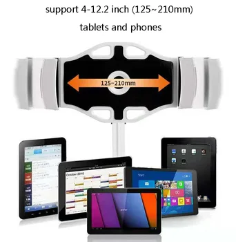 Tablet Stand Turētāja Lipīgā Piesūcekni Mount 4-12.9 collu Alumīnija Regulējamu Statīvu, lai iPad Pro 11/10.5/9.7 Gaisa Mini Virsmu Iet