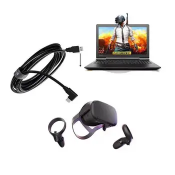 Par Oculus Quest 2 USB A līdz C Kabeli USB Tips C C Kabeli VR Brilles Lādētāja Kabeli Datu Pārsūtīšanas 3/4/5 Metru VR Piederumi