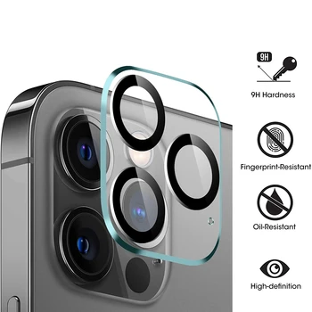 Kameras Objektīvs Protector for iPhone 12 Pro Max Nulles Pierādījums Kameras Aizsargs Rūdīts Stikls Ultra Skaidrs, Objektīva Vāciņu Gadījumā (2 Gabali)