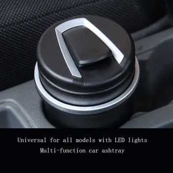 Auto pelnu trauku multi-funkciju, ar LED gaismas ar vāciņu gaisa izplūdes creative auto ar augstas temperatūras pretestību Divējāda lietojuma mājas