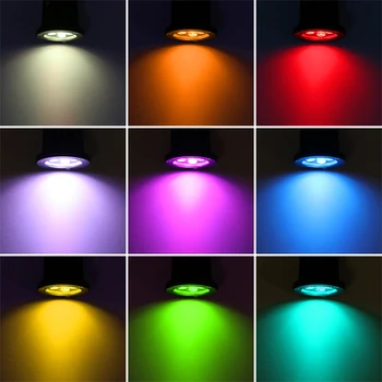 RGB 6/8/12W LED Gaismas Ainavu Ūdensizturīgs IP65 LED Dārza Apgaismojums Āra Zālienu Lampas Āra Pagalmā 85-265V Ar Spraudni, Tālvadības