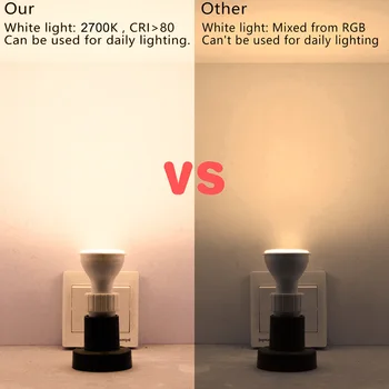 GU10 RGB LED Spuldze 8W INFRASARKANO staru Tālvadības pults AC 85-265V Atmosfēru, Apgaismojumu, 16 Krāsu Maināms Dekoratīvie Gaismas Silti balta