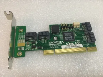 SOLĪJUMS SATA 300TX4 PCI SATA II 3.0 Gb/s) 4-Portu Adapteri kontrolieris karti