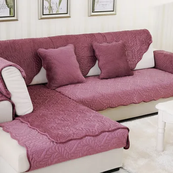 TUEDIO Amerikāņu mūsdienu stila būtību sofa cover plīša slipcovers par frekvencēs dīvāns četri gadalaiki 